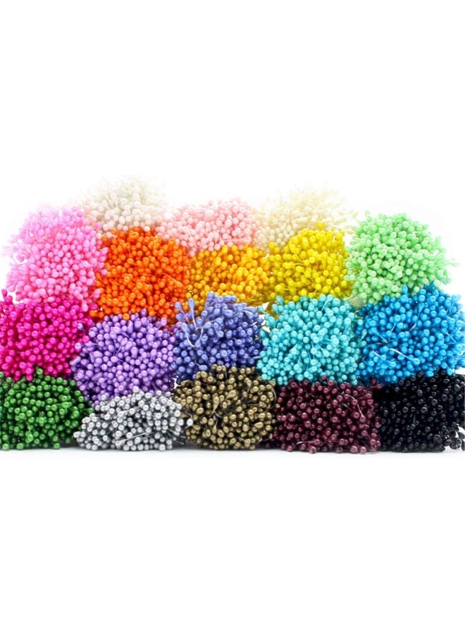 ECYC 900Pcs Mini Flower Stamen Pistil Wedding Decoration DIY Artificial Cards Flowers Stamen 1mm - Image 3