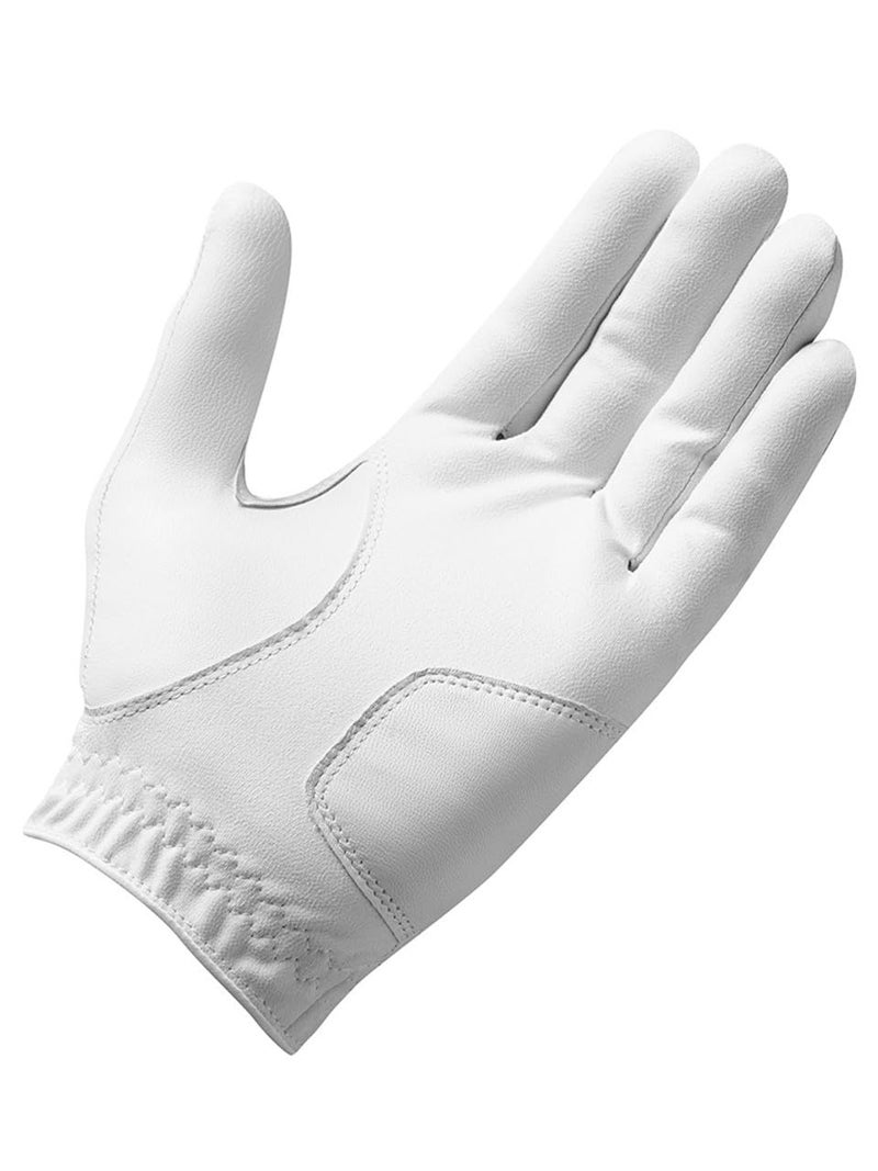 TaylorMade Golf STRATUS TECH GLOVE (WHITE, RIGHT HAND, MEDIUM), WHITE(MEDIUM, WORN ON RIGHT HAND) - Image 2