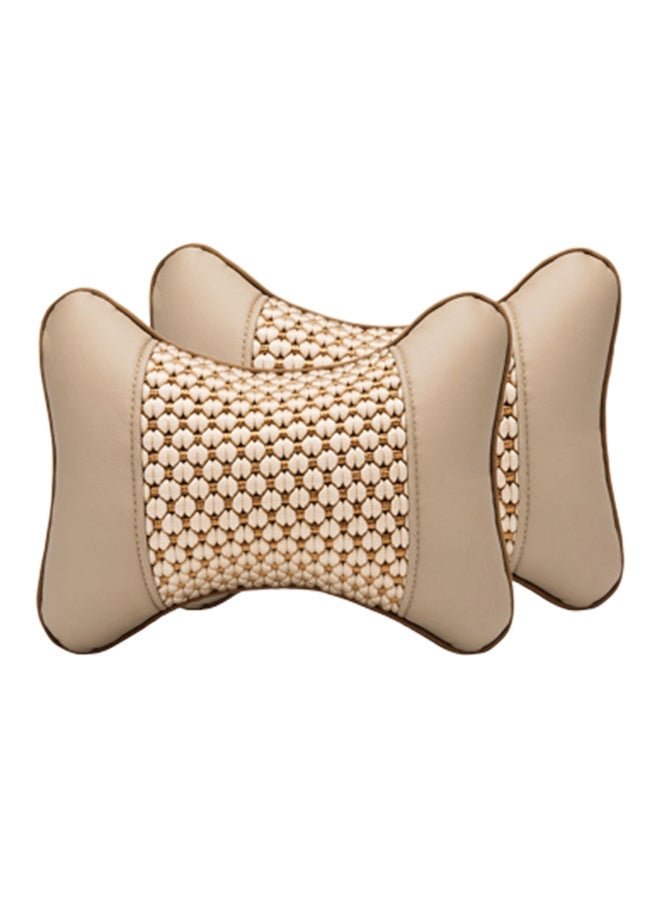 2-Piece Wear Resistant Car Neck Pillow Cushion Set