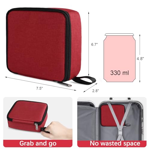 Bukere Travel Sunglasses Organizer Case, Adjustable Slot For Multiple Pairs, Portable Eyeglasses Storage Box for Men Women - Image 4