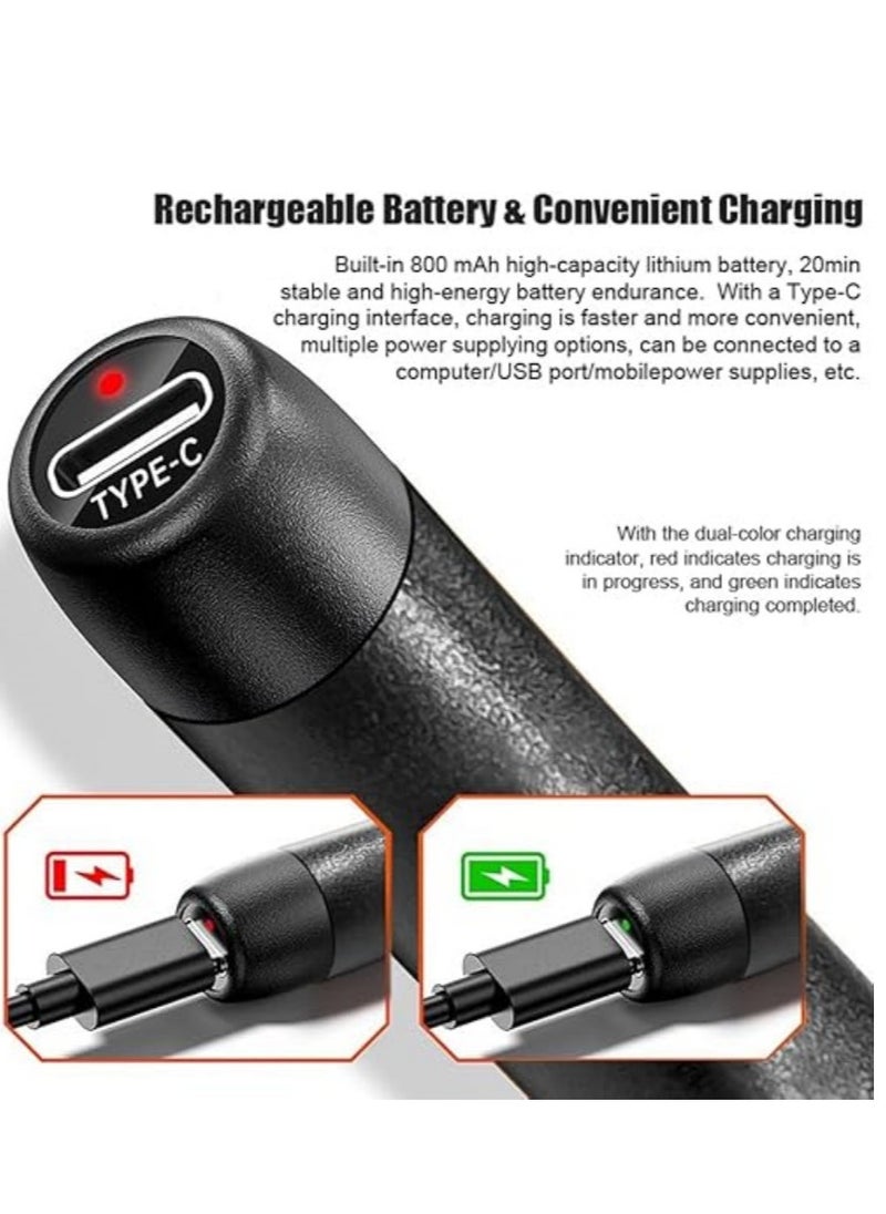 NIBEMINENT USB Portable Intelligent Electric Soldering Iron Multifunctional Soldering Welding Pen with 300-450℃ Temperature Adjustment Function for Soldering Repairing and Maintenance Use  - Image 3
