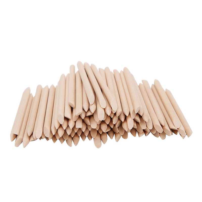 Wooden Cuticle Pusher Remover Removal Tool Wood Sticks for Manicure Pedicure Nail Art200pcs - Image 3