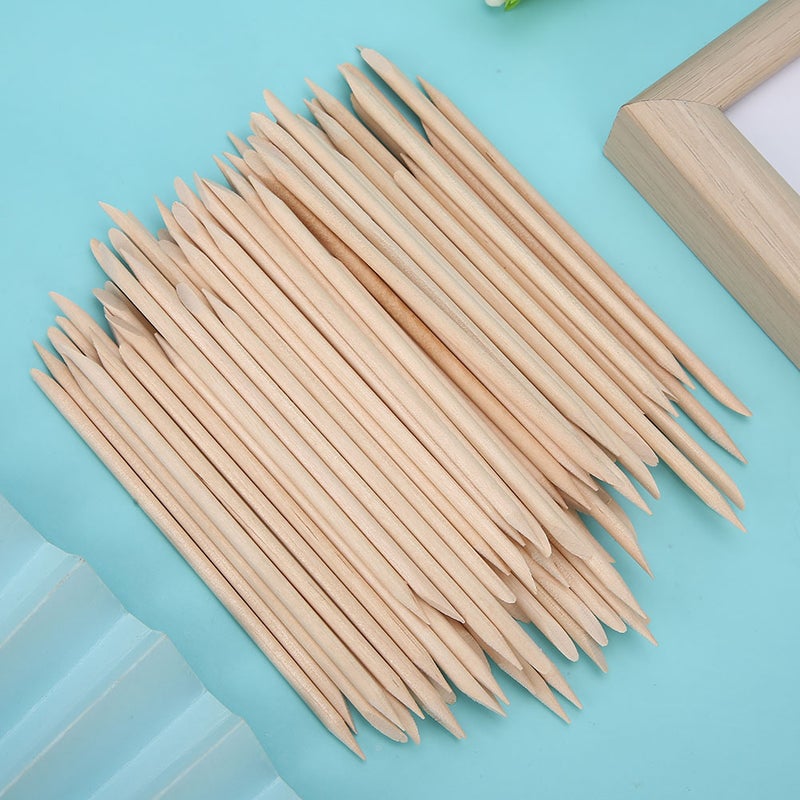 Wooden Cuticle Pusher Remover Removal Tool Wood Sticks for Manicure Pedicure Nail Art200pcs - Image 4