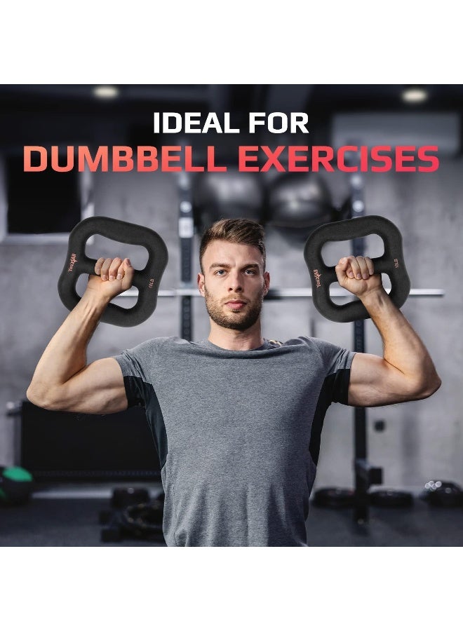 Yes4All 3-in-1 Multifunctional Neoprene Dumbbell/Multi-Usage Dumbbell with Solid Core, Ergonomic Curve