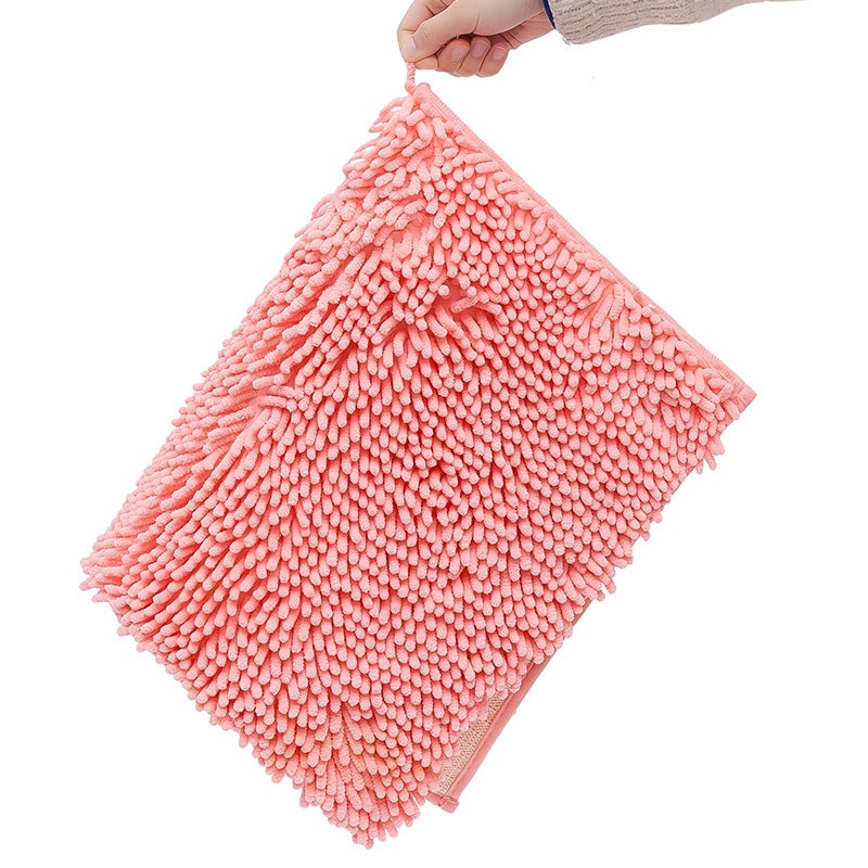 A Generation Of Chenille Floor Mat Door Bathroom Anti-Slip Mat Home Absorbent Carpet Bedroom Kitchen Mat - Image 5