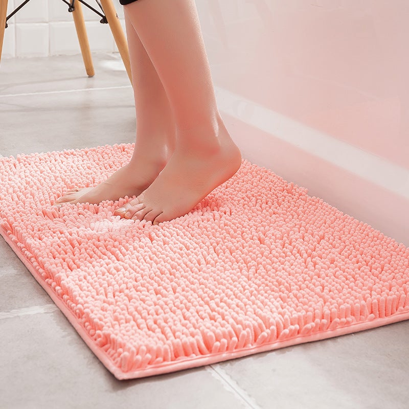 A Generation Of Chenille Floor Mat Door Bathroom Anti-Slip Mat Home Absorbent Carpet Bedroom Kitchen Mat - Image 4
