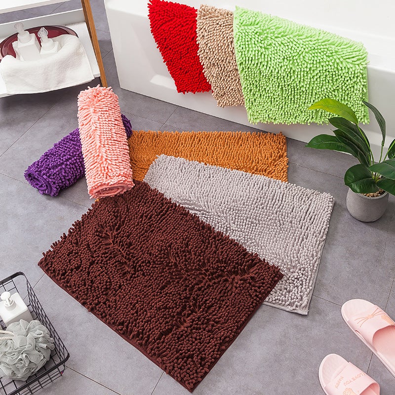 A Generation Of Chenille Floor Mat Door Bathroom Anti-Slip Mat Home Absorbent Carpet Bedroom Kitchen Mat - Image 2