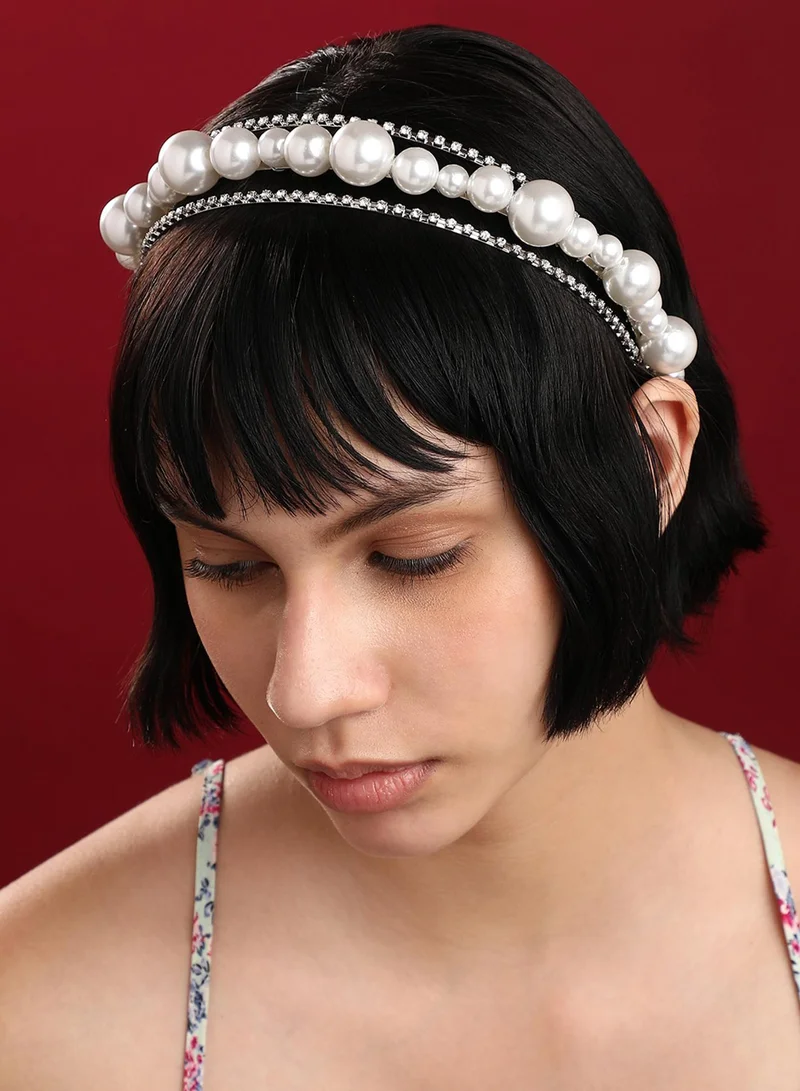 SOHI Chic Sparkle Embellished Hairband