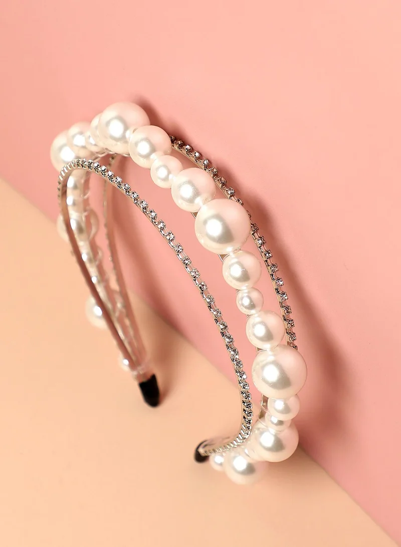 SOHI Chic Sparkle Embellished Hairband