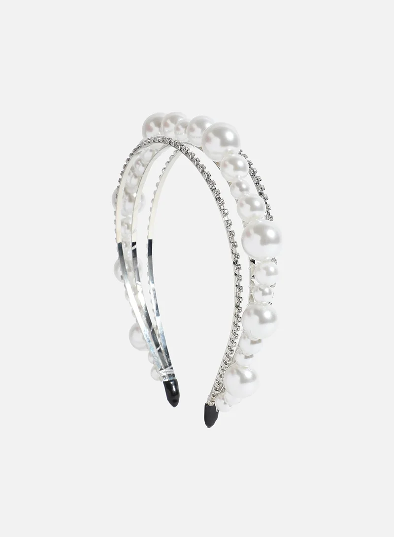 SOHI Chic Sparkle Embellished Hairband
