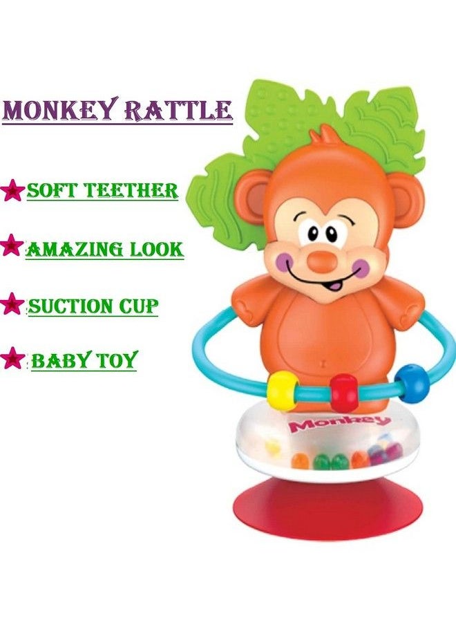 FunBlast Rattle Baby Toy Monkey Rattle Toy For Baby Sound Rattles Toys For Kids Rattles And Teether Toy For Babies New Born Baby Toys Toys For Infants Multicolor  - Image 3
