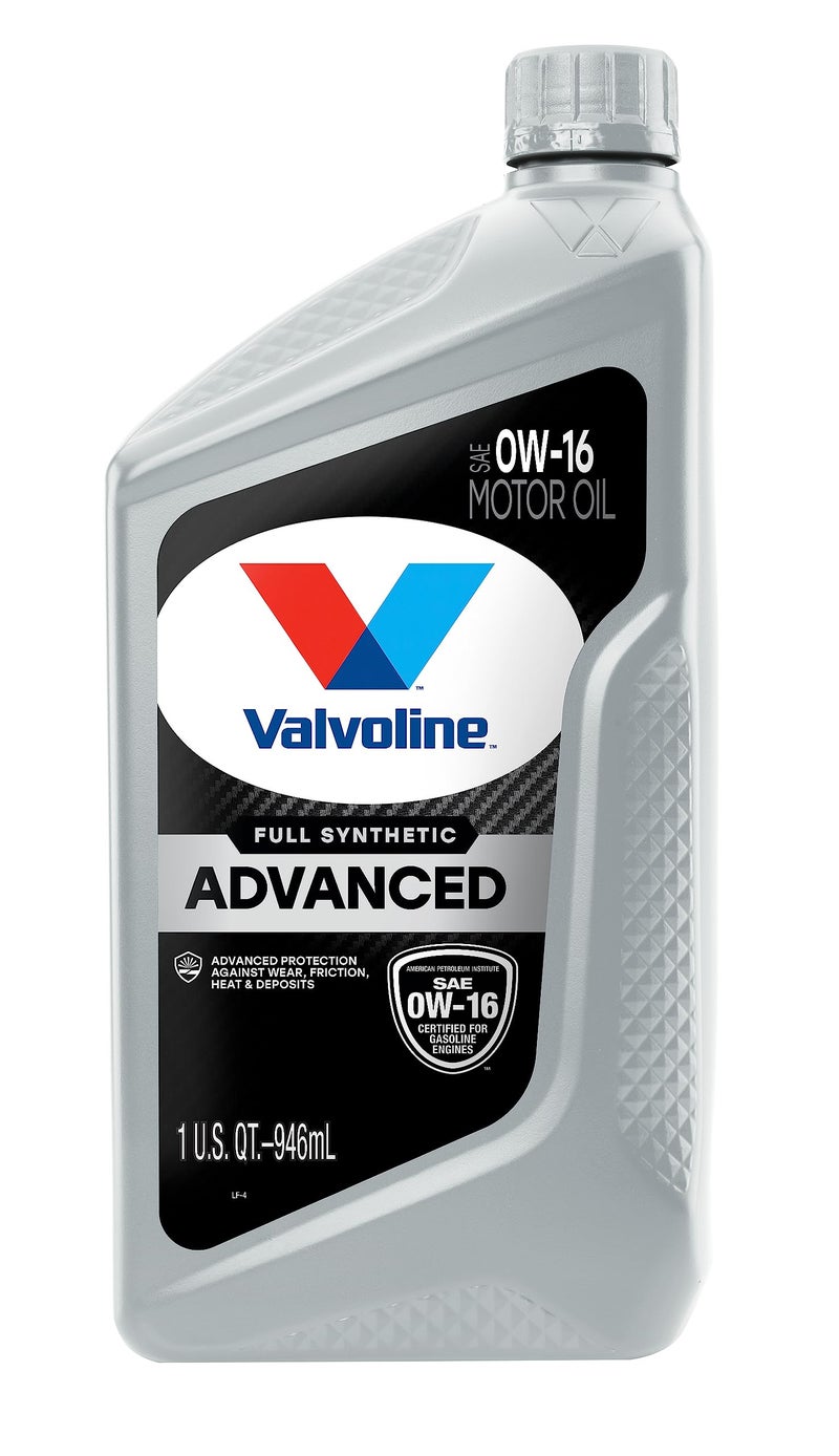 Valvoline زيت محرك فالولين المتقدم بالكامل الاصطناعي SAE 0W-16 1 QT - Image 1