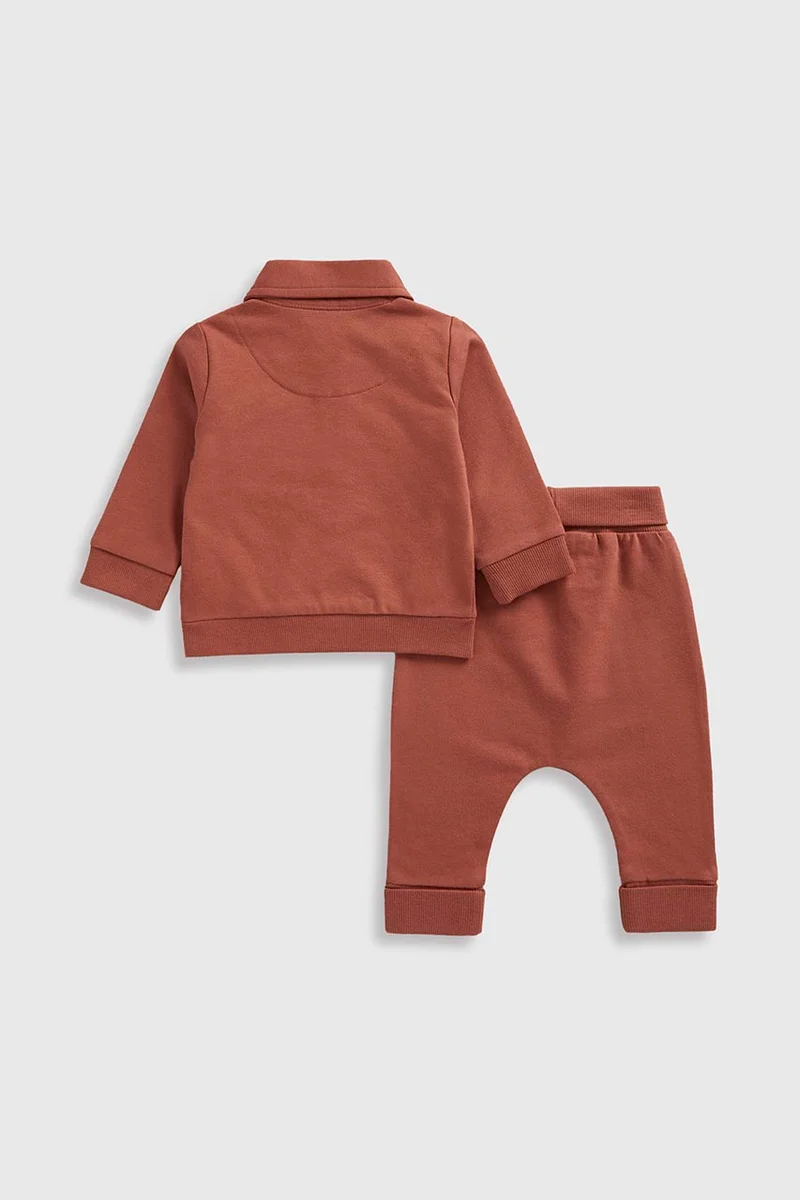 mothercare Polo Sweat Top and Jogger Set