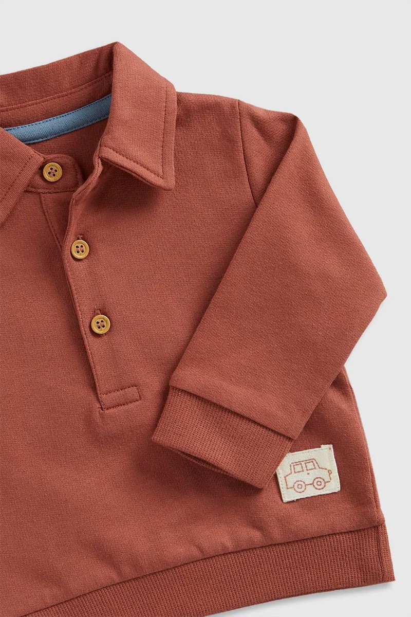 mothercare Polo Sweat Top and Jogger Set