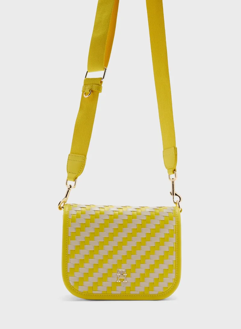 TOMMY HILFIGER Woven Crossbody Bag