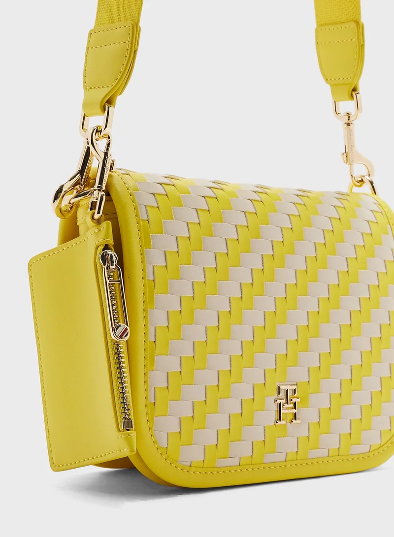 TOMMY HILFIGER Woven Crossbody Bag