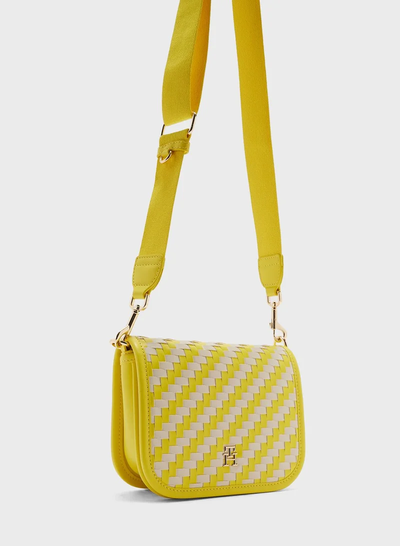 TOMMY HILFIGER Woven Crossbody Bag