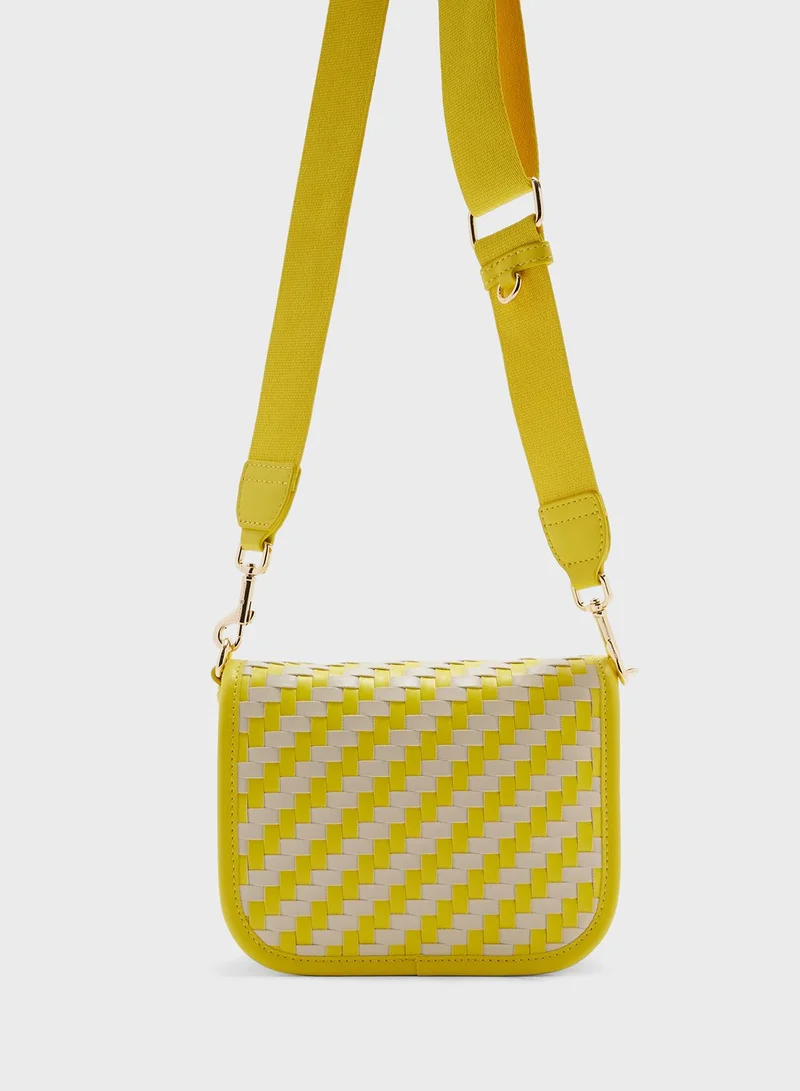 TOMMY HILFIGER Woven Crossbody Bag