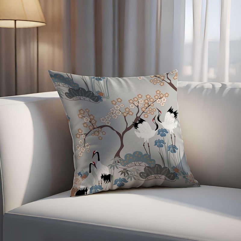 W Gorgeous Ultra Premium Satin Silver Grey Cushion Covers That are Premium & Crafted for Sophistication and Elegance. Standard Size 16"X16". - Image 4