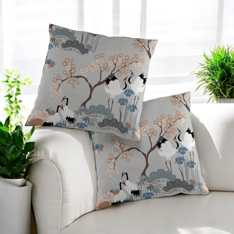 W Gorgeous Ultra Premium Satin Silver Grey Cushion Covers That are Premium & Crafted for Sophistication and Elegance. Standard Size 16"X16". - Image 5