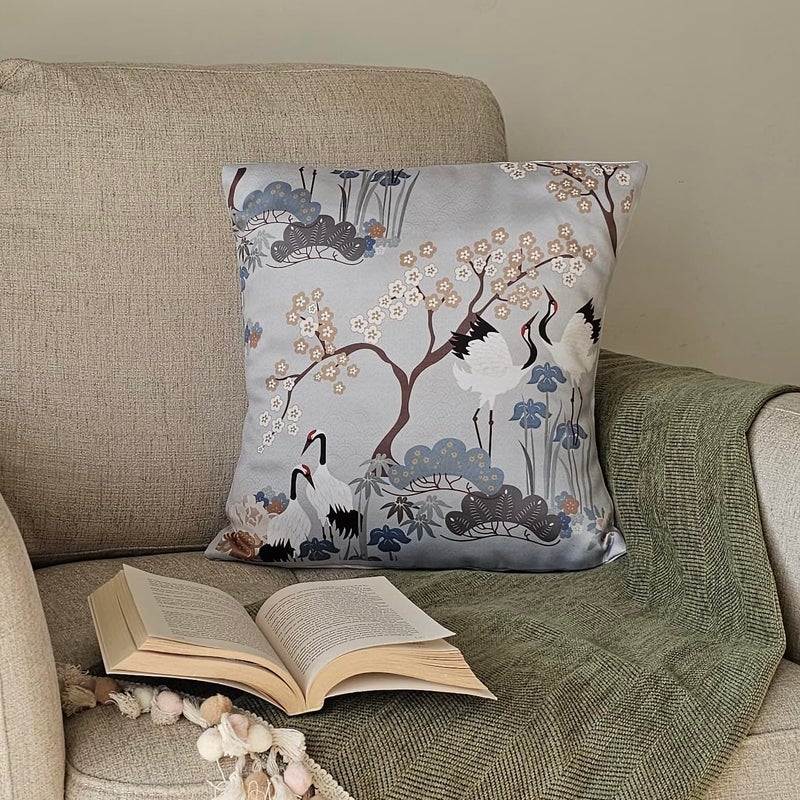 W Gorgeous Ultra Premium Satin Silver Grey Cushion Covers That are Premium & Crafted for Sophistication and Elegance. Standard Size 16"X16". - Image 2