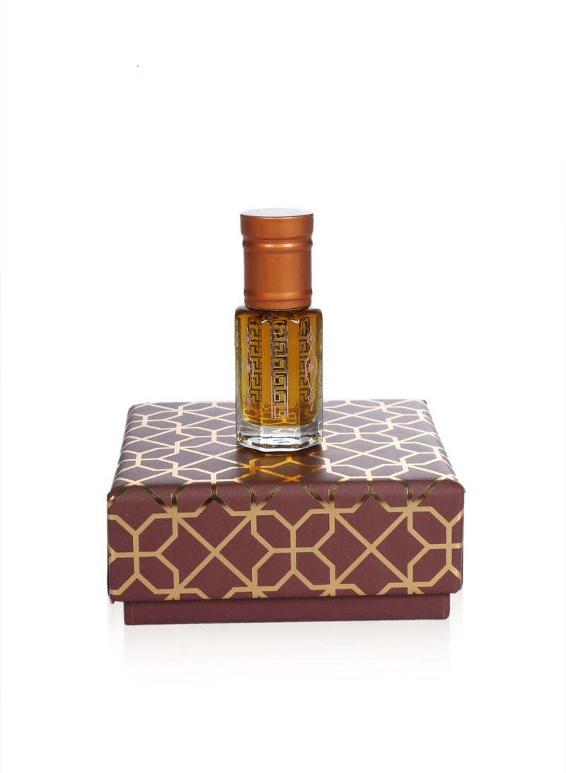 نص تولة عود مخلوط الشيوخ فاخر من بخور إشراق | دهن عود مركز بزجاجة تولة أنيقة | عطر عود عربي أصيل بثبات عالي | تولة عود للتبخير والتطيب الشخصي | مناسب للاستخدام اليومي والمناسبات - Image 1