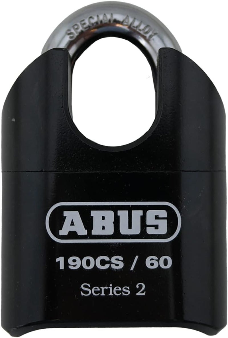 Abus 190CS/60 High Security Solid Steel Combination Padlock, Closed Shackle - Image 1
