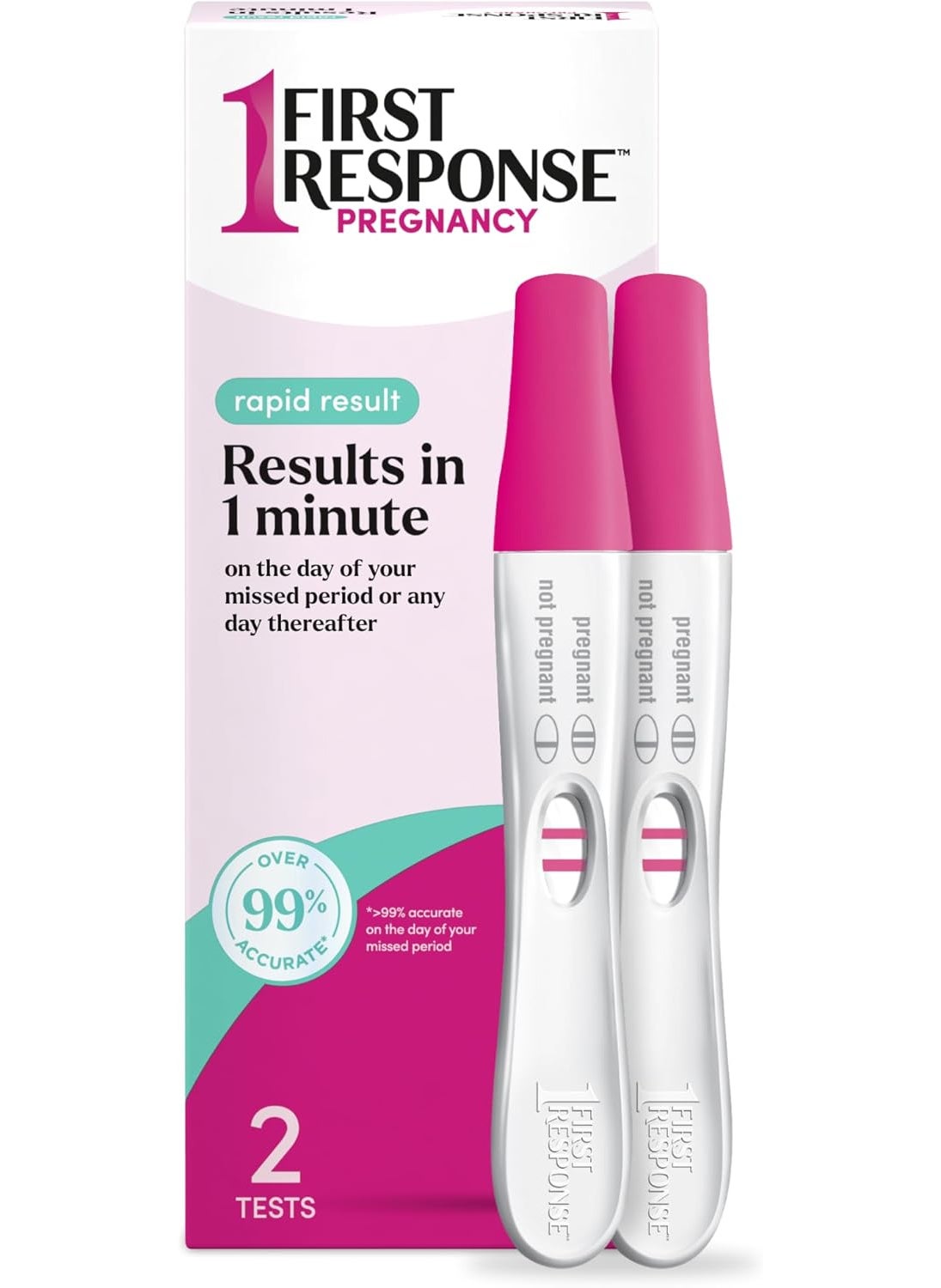 FIRST RESPONSE - First Response Rapid Result Pregnancy Test, 2 Pack - Image 1