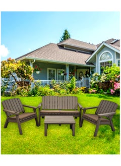 4 People Conversation Set Outdoor Chairs Garden Backyard Balcony with Table - pzsku/ZB4AD438D0EEC54978A46Z/45/_/1736006238/12aefb04-4bb0-45c3-a8c0-d61650a70033