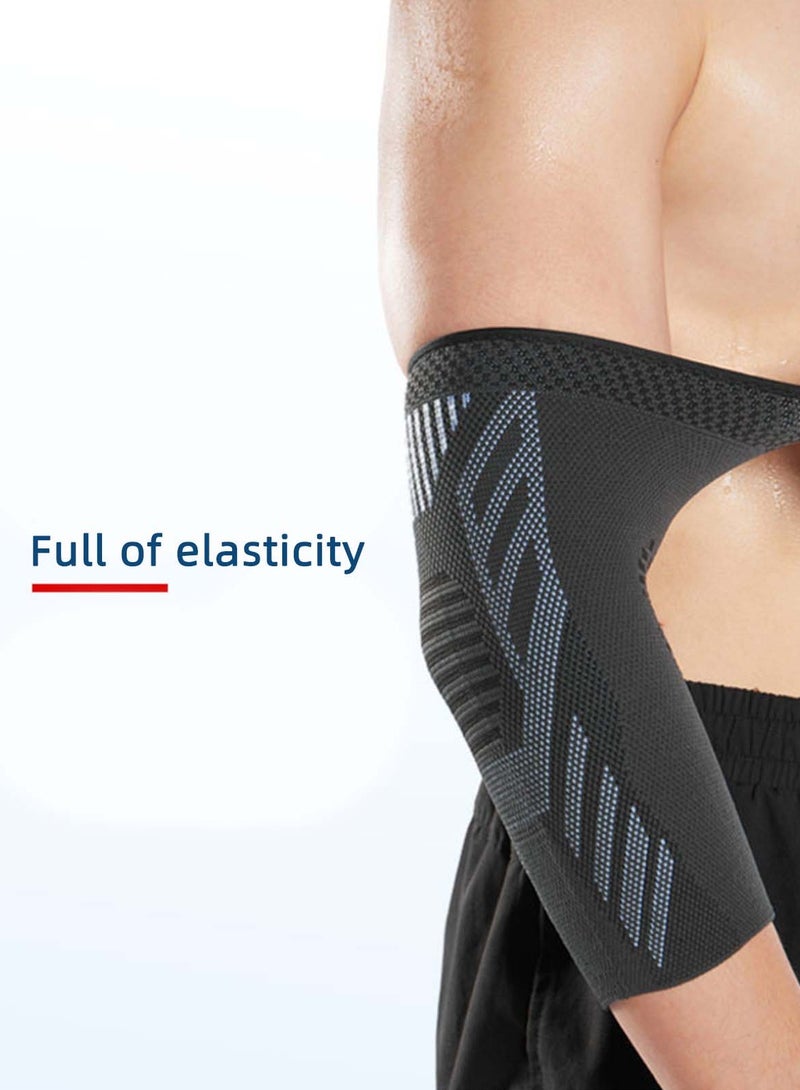 Ofrdncy 2 Pack Elbow Support, Compression Support Sleeves, Compression Sports Elbow Pads, Fitness Cycling Sports Elbow Pads, Joint Pain Relief Elbow-3Size - Image 2