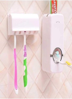 Generic Toothpaste Dispenser - Automatic Toothpaste Dispenser Wall Mounted Bathroom Accessories Set  - Image 3