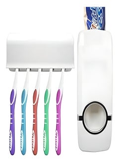 Generic Toothpaste Dispenser - Automatic Toothpaste Dispenser Wall Mounted Bathroom Accessories Set  - Image 4