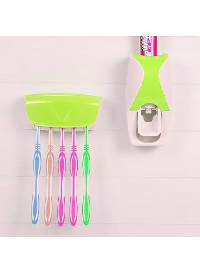 Toothpaste Dispenser - Automatic Toothpaste Dispenser Wall Mounted Bathroom Accessories Set - Image 3