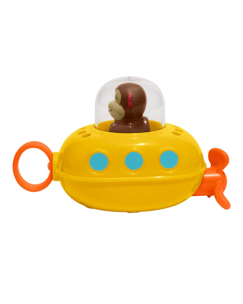 Skip Hop Baby Bath Toy, Zoo Pull & Go Submarine - Image 1