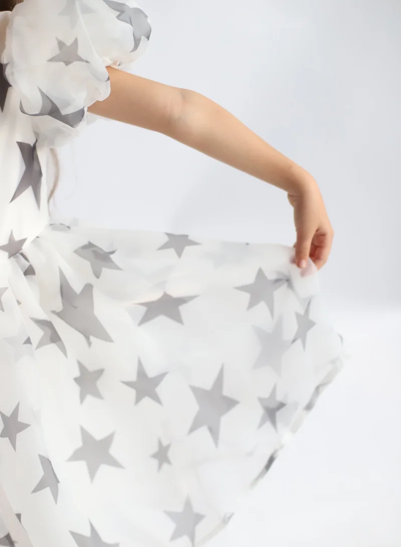 D'Daniela Starry Organza Dress