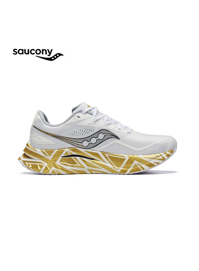Saucony Men's Kinvara 4 Running Shoes White/gold Size 41 - Image 2