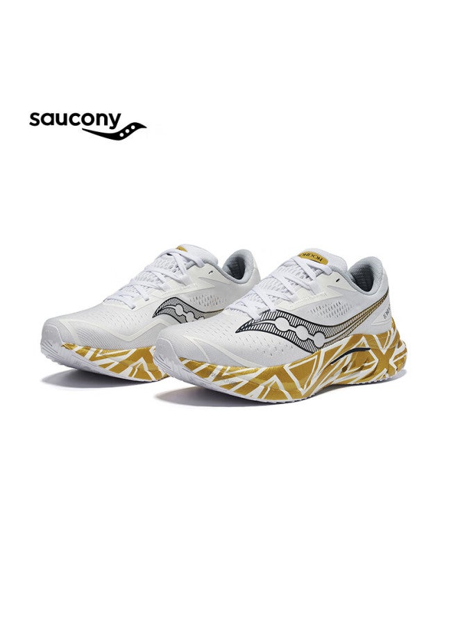 Saucony Men's Kinvara 4 Running Shoes White/gold Size 41 - Image 4