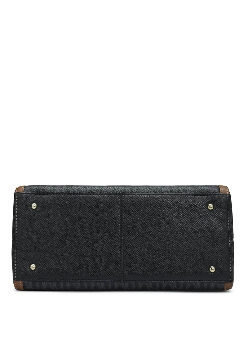 Da Milano  Genuine Leather Black Satchel Bag for Women | Best Price UAE