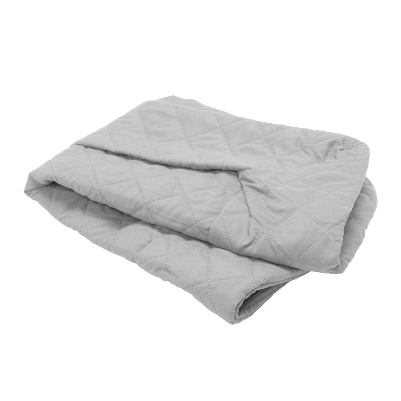 Furhaven Replacement Dog Bed Cover Quilted Sofa-Style, Machine Washable - Silver Gray, Medium - Image 1