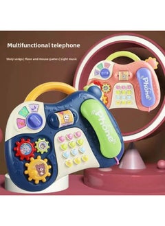 Generic Children's Toys Early Education Enlightenment Electronic Organ Portable Baby Multifunctional Electronic Organ Toy Musical Instrument-Color:Pink-Q Meng Elephant Music Piano [with Battery]  - Image 4
