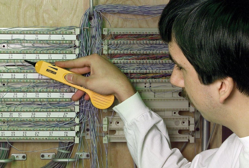 Extech 40180 مجموعة مولد الصوت ومسبار المضخم - جهاز اختبار خطوط الهاتف، متتبع الأسلاك ومحدد الدوائر مع مشابك تمساح لاختبار استمرارية الكابل، كشف الصوت واختبار التركيب - Image 2