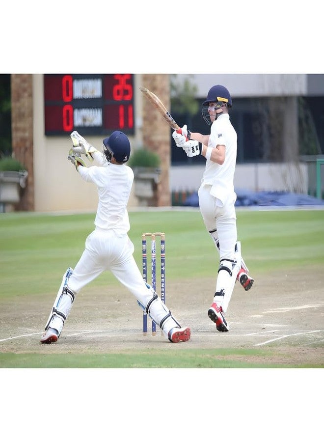 ساميلي كرة كريكيت ساميلي الحمراء الممتازة المصنوعة من الجلد للتدريب | كرة كريكيت من الدرجة الأولى مخيطة يدويًا للتدريب الداخلي والخارجي (عبوة من قطعة واحدة) - Image 5