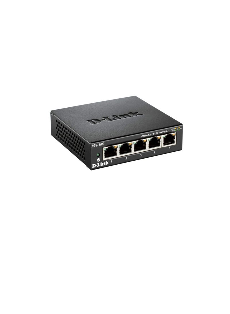 D-Link Gigabit Ethernet 5 Switch - DGS-105 - Image 3