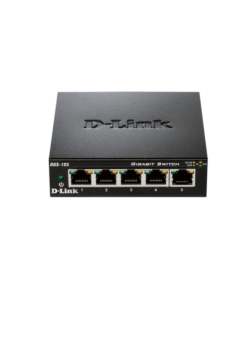 D-Link Gigabit Ethernet 5 Switch - DGS-105 - Image 2