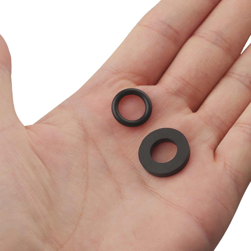 Timsec 10Pcs Propane Tank Gasket and 10Pcs O-Rings for Soft Nose P.O.L. Fittings, Rubber Gas Leakage-Proof Sealing, Fit for Propane Gas Adapters, Pipe Connectors, Valves, Regulators, Accessories - Image 2