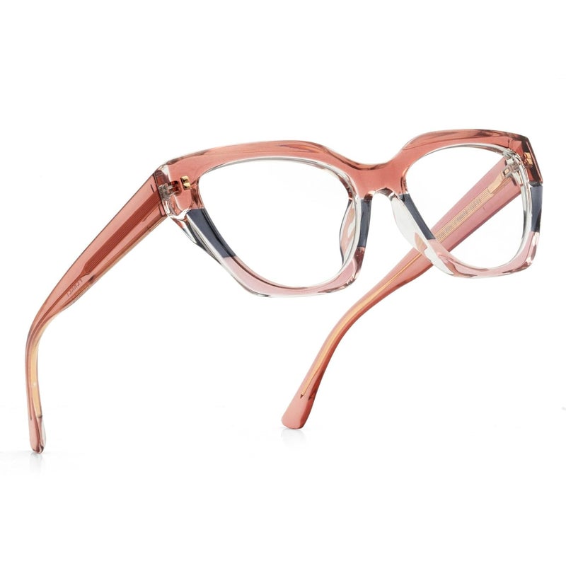 PERKEY Store PERKEY Bold Collection | Blu Cut & Antiglare Computer Eyeglasses | Full Rim Cat Eye Shape | For Women | Medium | OPTL0017 - Image 5
