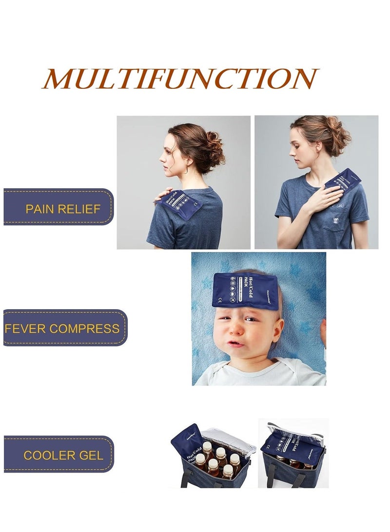 كمادات جل حار بارد, وسادات جل علاجية  قابلة لإعادة الاستخدام للإصابات الرياضية والآم العضلات والمفاصل - Image 5