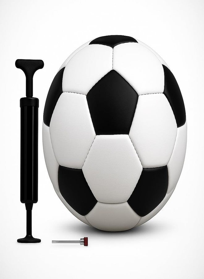 MOSVOLD Size 5 Football with Air Pump | Kids Soccer Ball for Training & Fun Play | Lightweight, Durable & Easy to Inflate(3 Ply) - Image 1