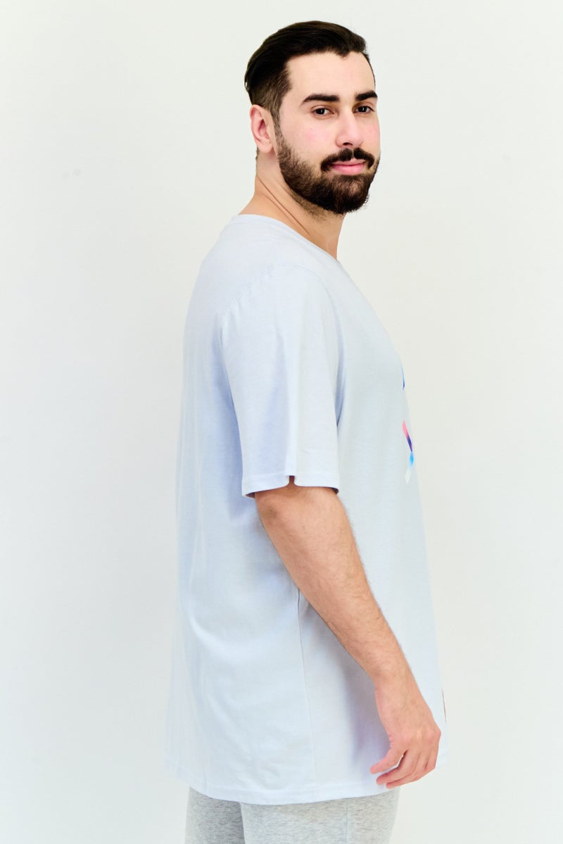 Puma x PlayStation Men Sportswear Fit Short Sleeves Outdoor T-Shirt, Light Grey - Image 3