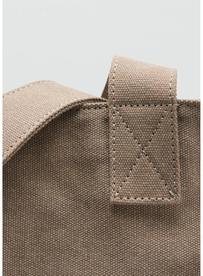 Mango Man 08-BEIGE Cotton Tote Bag for Men | Best Price UAE
